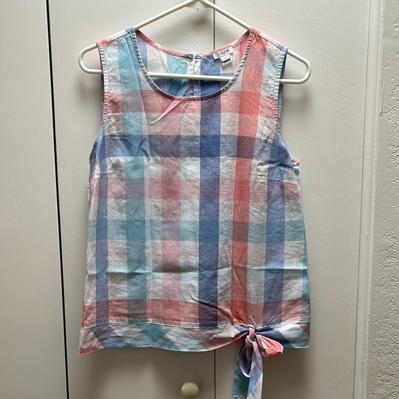 J. Crew Tops - J. Crew Tie Front Tank Top